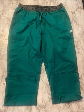 Women’s Eon by Maevn Hunter Green Scrub Pants